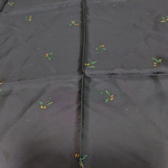 DIOR/ChristianDior - Black Green Red Multi Scarf 117-061725 - Picture 8 of 11